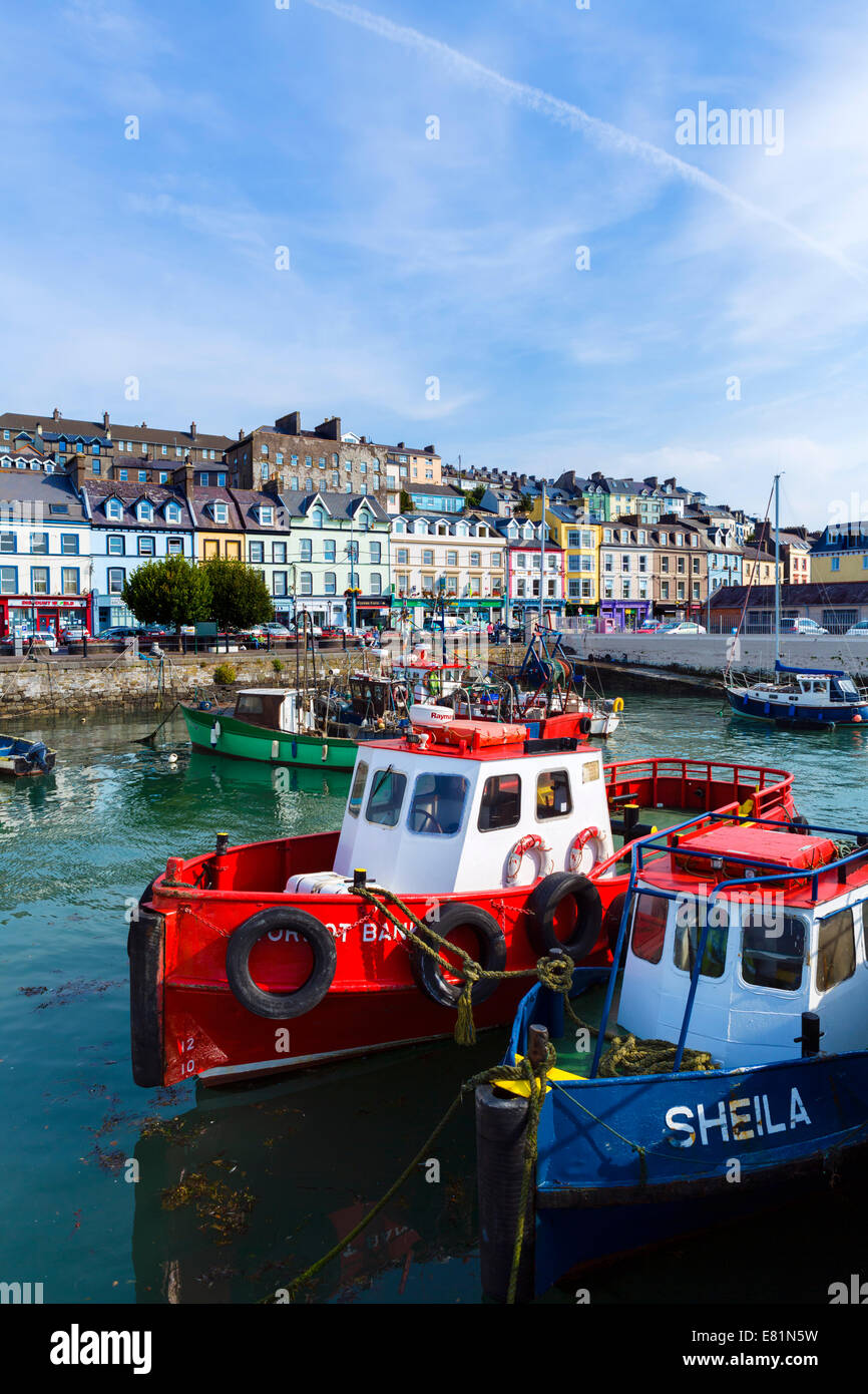 Le port de Cobh, dans le comté de Cork, en République d'Irlande Banque D'Images