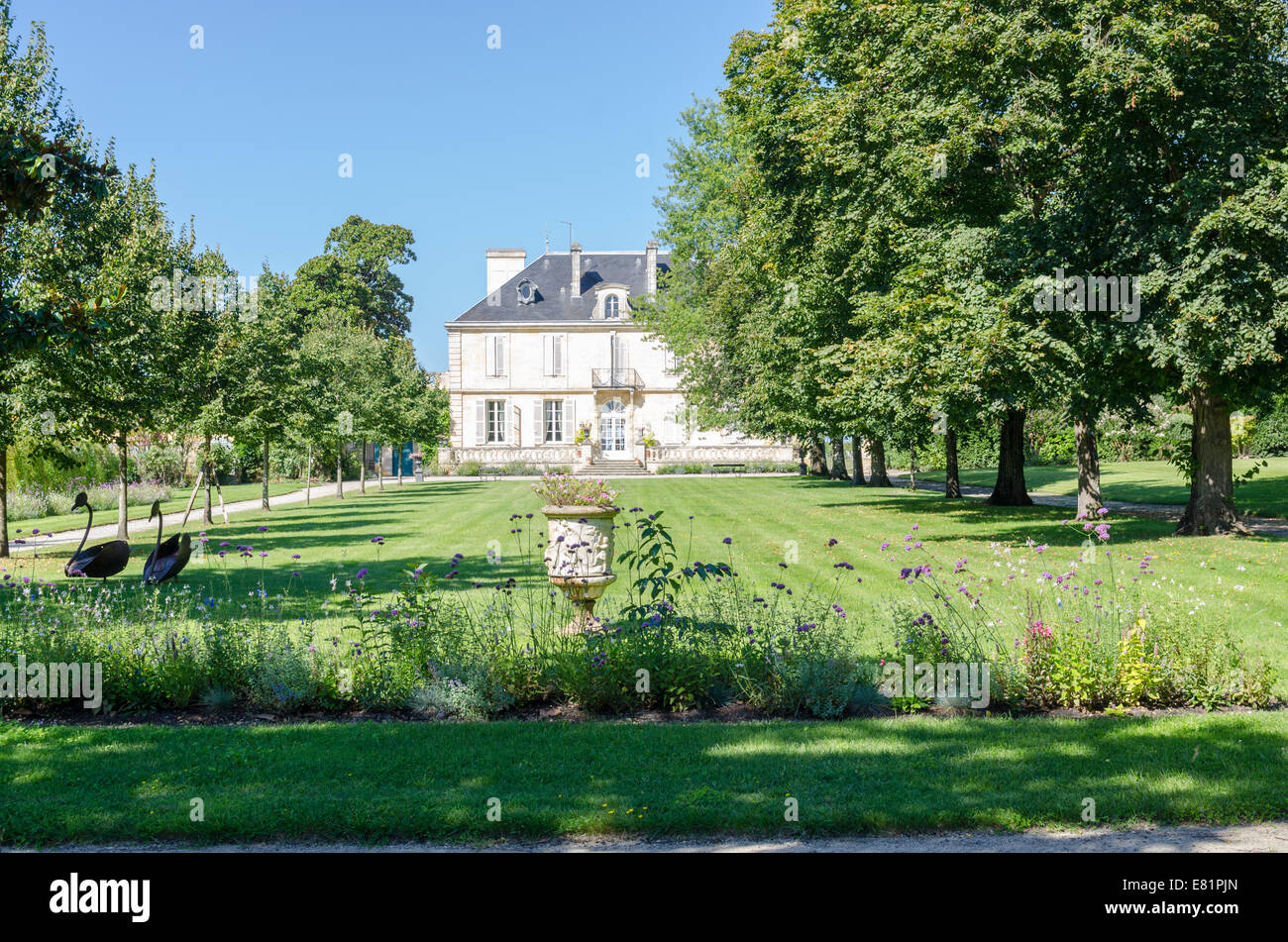 Château Kirwan Margaux dans la région de Bordeaux, France Banque D'Images