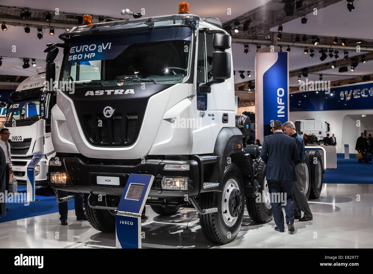 Nouvelle Astra HD9 camion Euro 6 à la 65ème IAA Véhicules utilitaires à Hanovre, Allemagne 2014 Banque D'Images