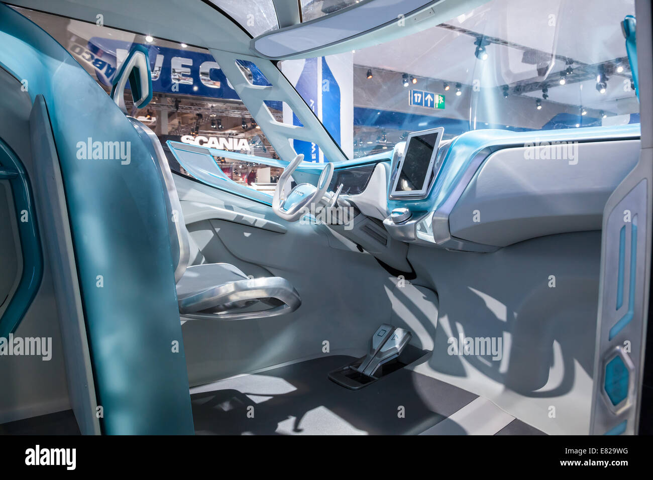 Concept VISION IVECO Van à la 65e Salon IAA Véhicules utilitaires à Hanovre, Allemagne 2014 Banque D'Images