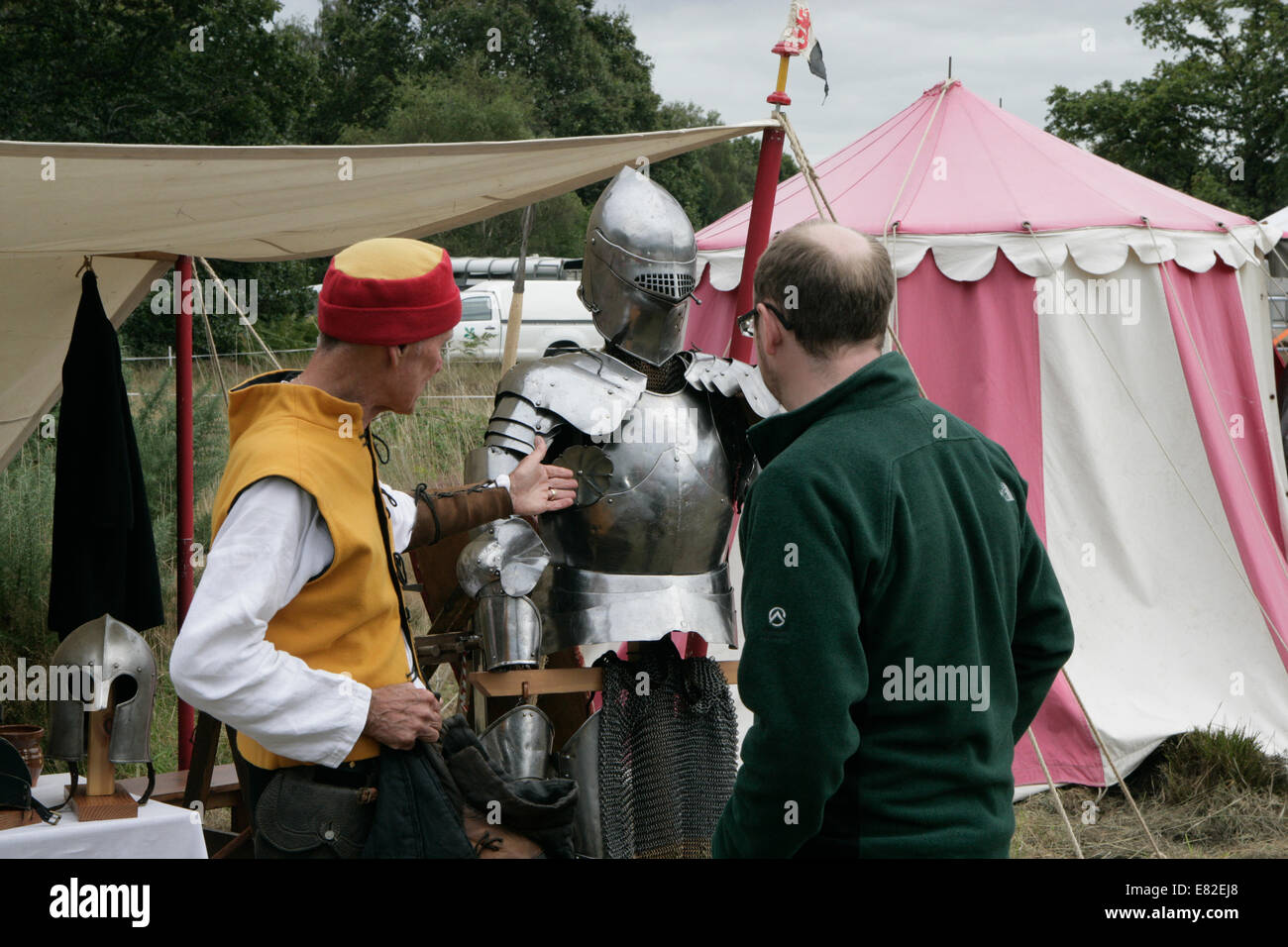 Armure de chevalier médiéval Banque D'Images