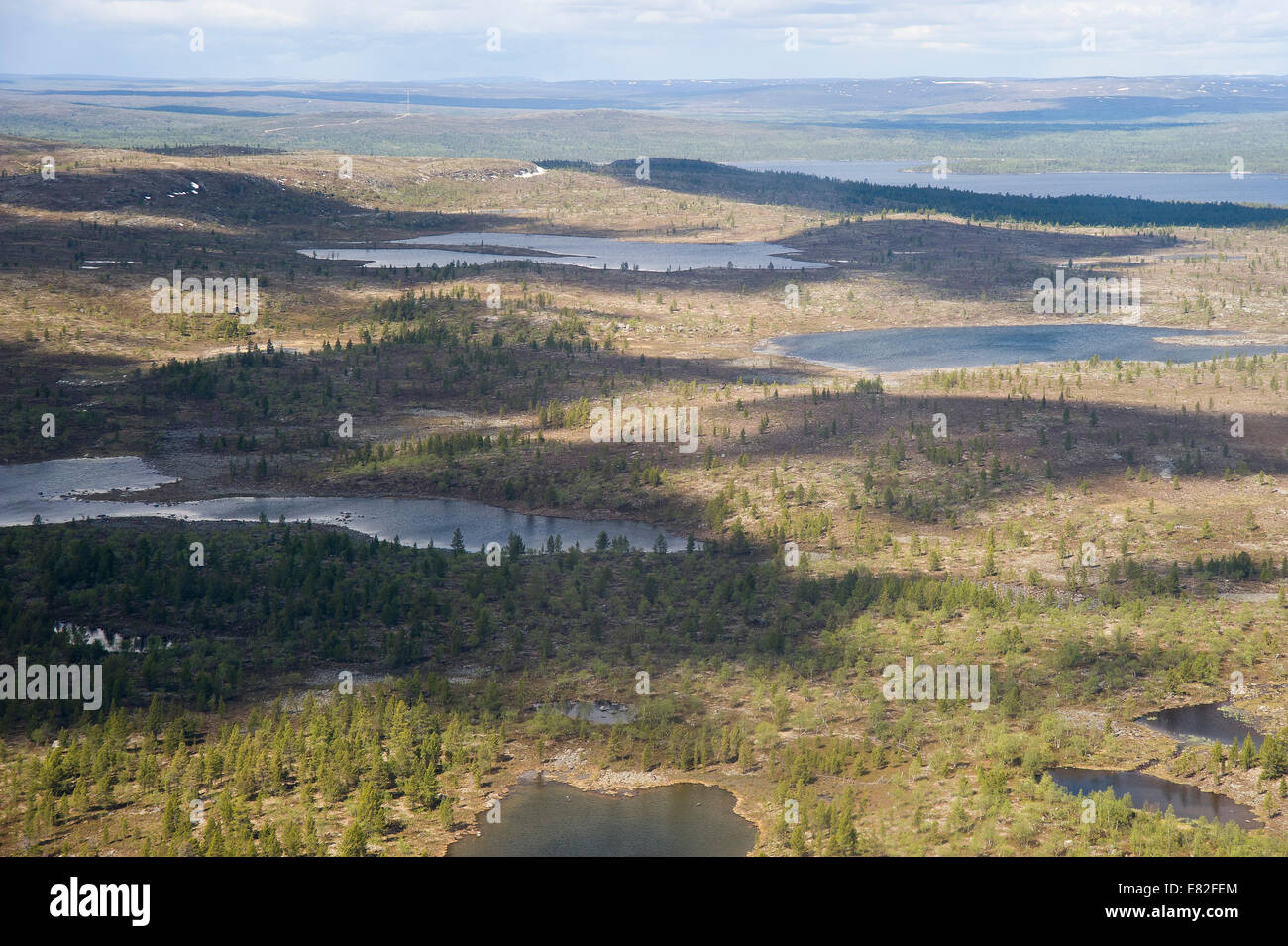 Les ombres des nuages Banque D'Images