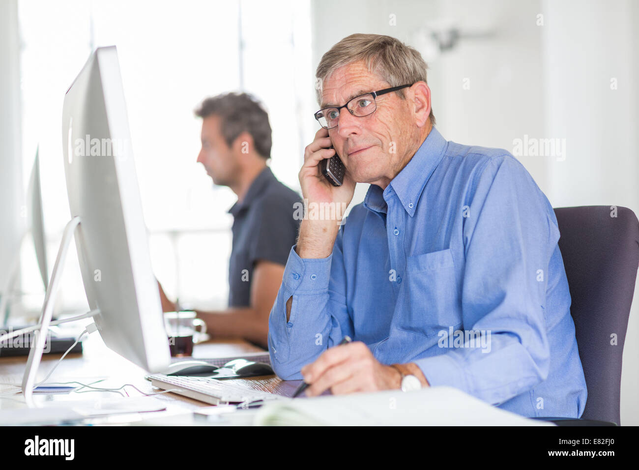 Les gens d'affaires au travail. Banque D'Images