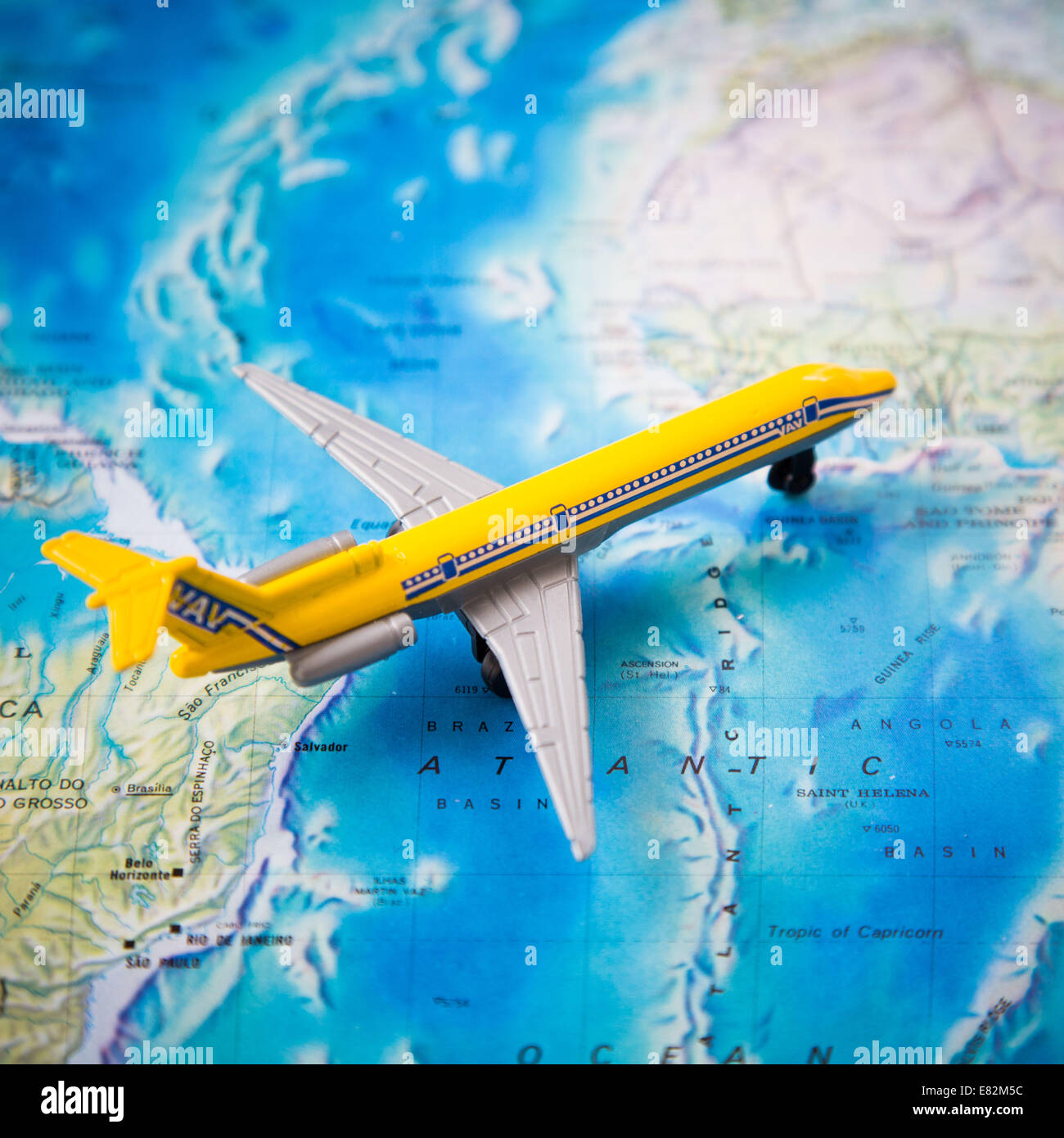 Illustration sur le transport aérien. Banque D'Images