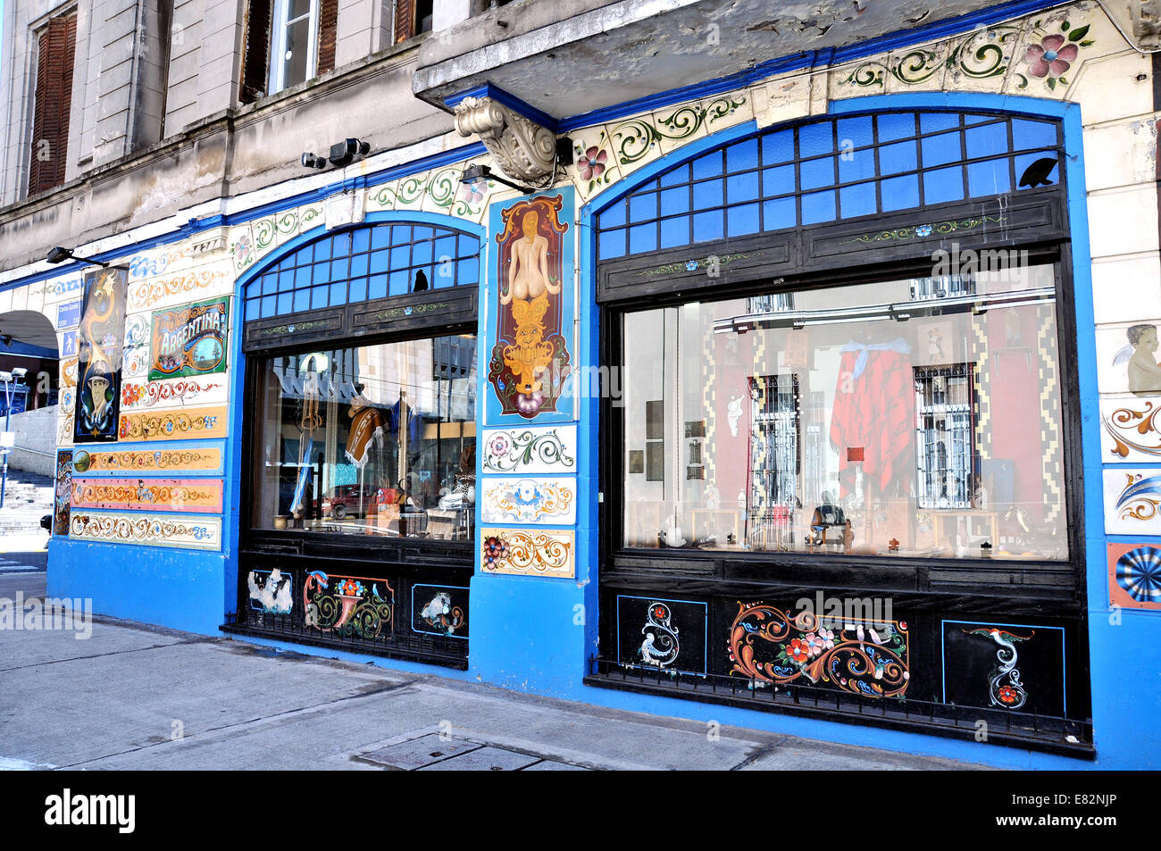 Magasin,, Carlos Gardel Street Buenos Aires, Argentine Banque D'Images