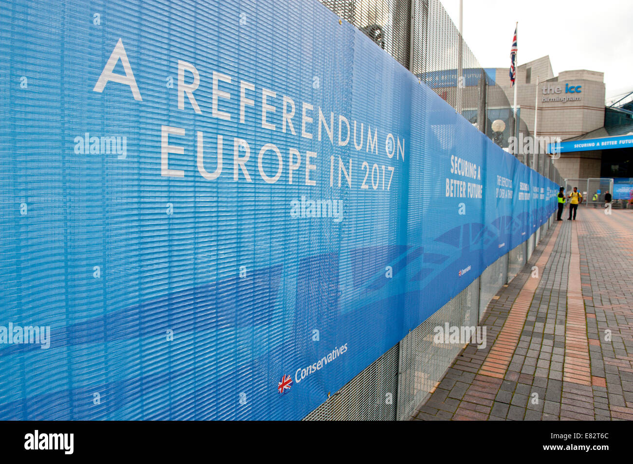 Birmingham, West Midlands, Royaume-Uni. 29 Septembre, 2014. Le deuxième jour du Congrès du Parti conservateur. Credit : Graham M. Lawrence/Alamy Live News. Banque D'Images