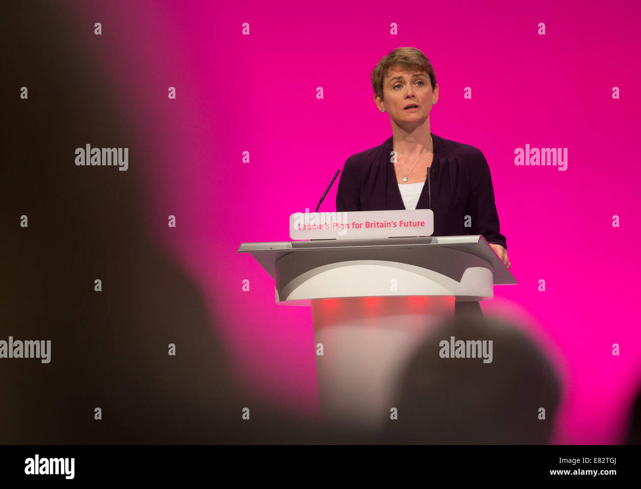 Yvette Accueil Cooper-Shadow secrétaire-MP pour Normanton et Pontefract Banque D'Images