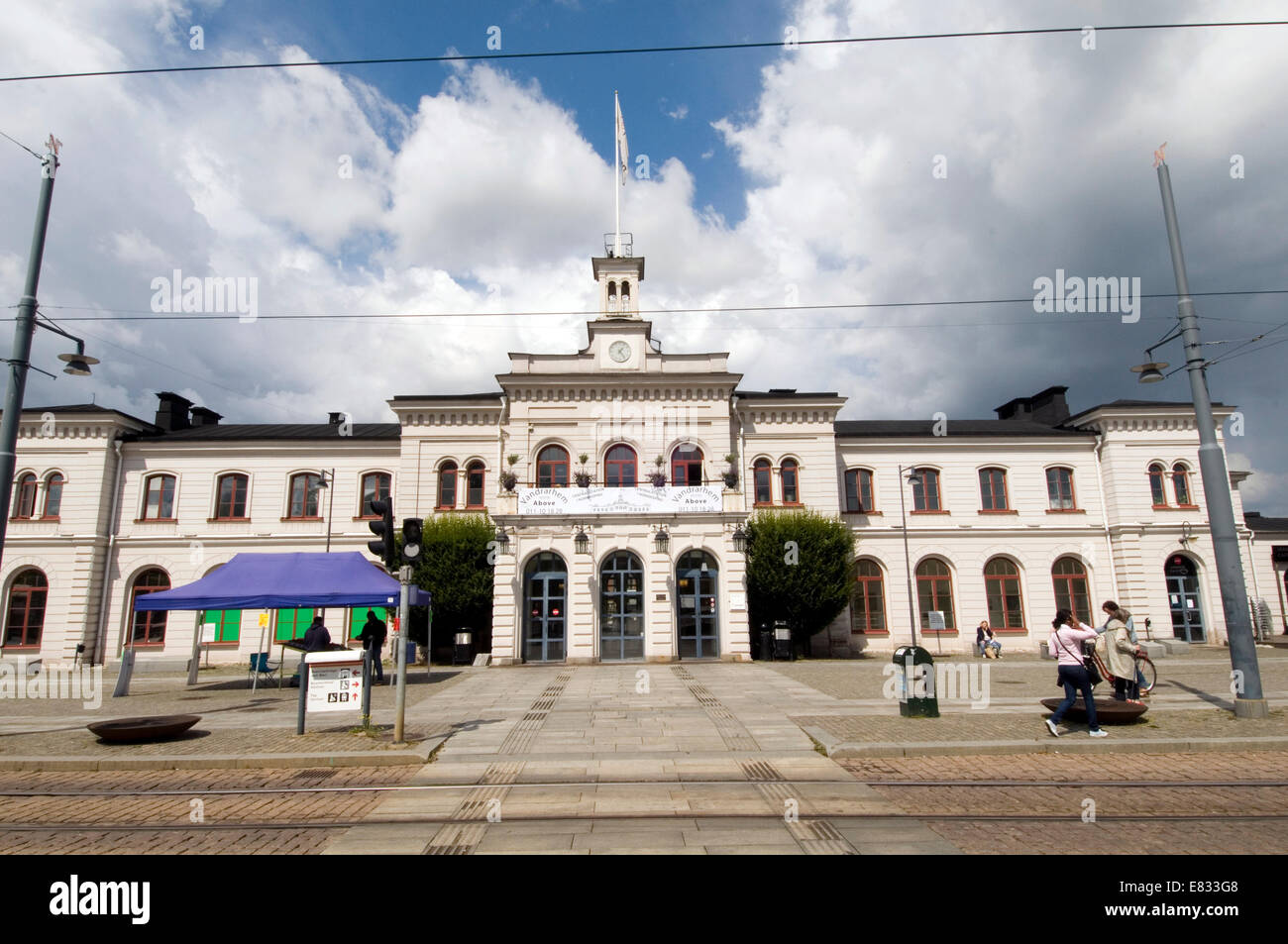 Norrköping Suède Swedish town gare Banque D'Images