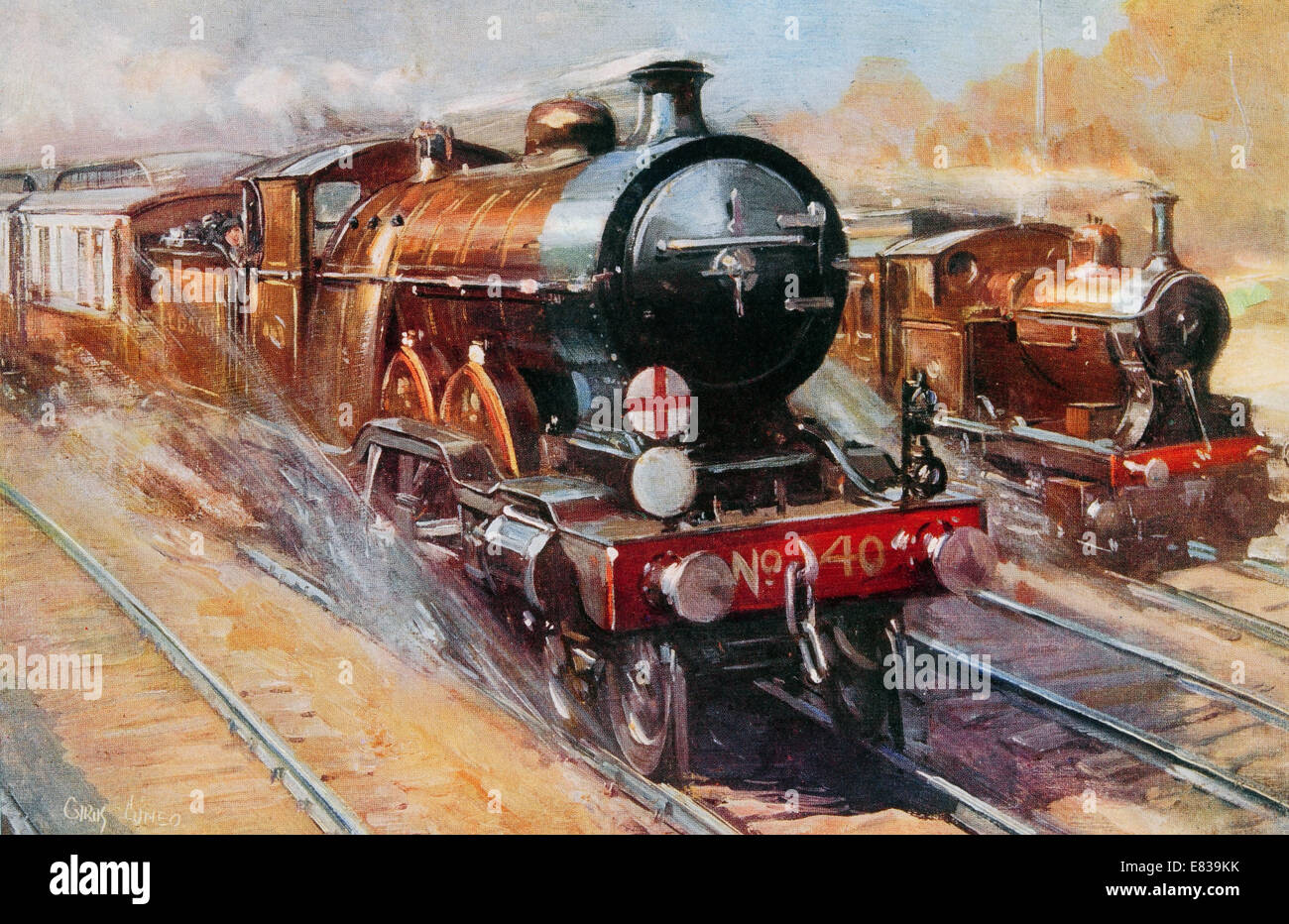 Le Southern Belle British soixante minutes Flyer vers 1920 Banque D'Images