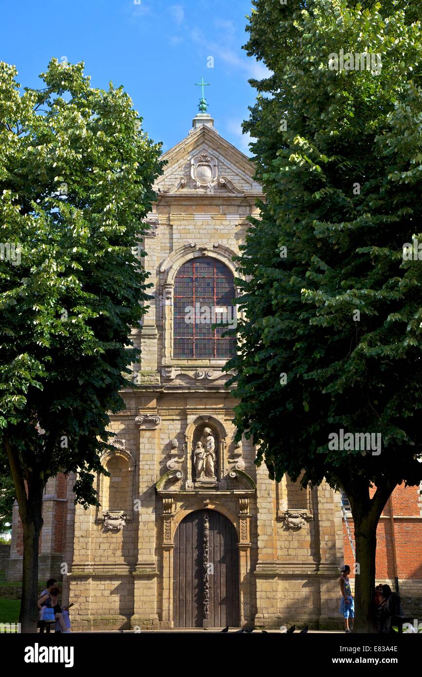 La chapelle de la Madeleine, Bruxelles, Belgique, nord-ouest de l'Europe Banque D'Images