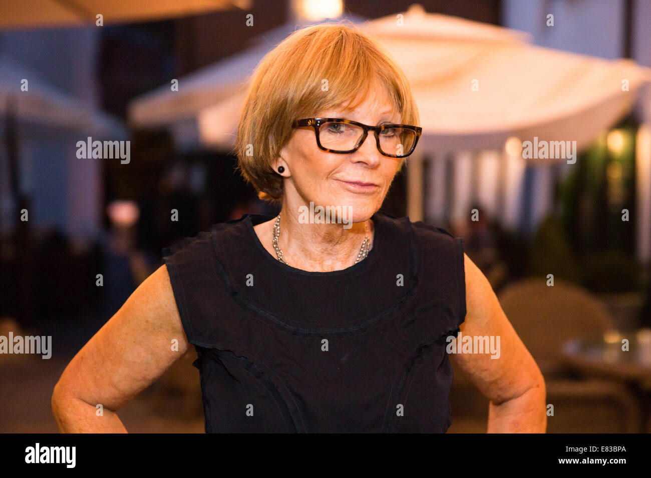 Anne Robinson est présentateur de télévision anglais Banque D'Images
