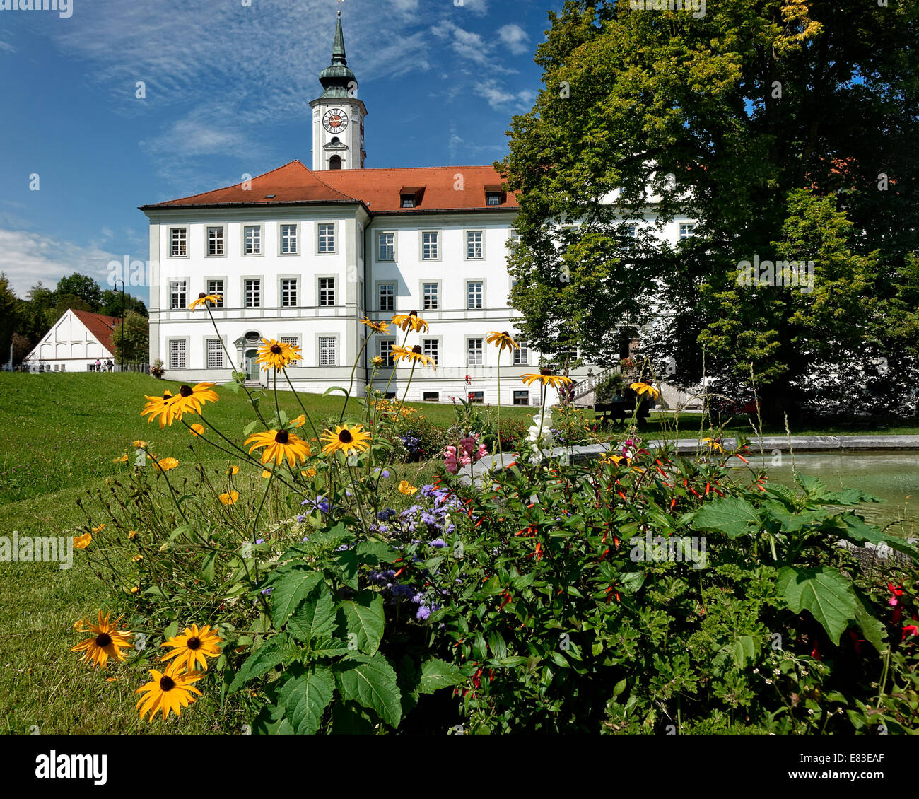 DE - La Bavière : Schaeftlarn - monastère au sud de Munich Banque D'Images