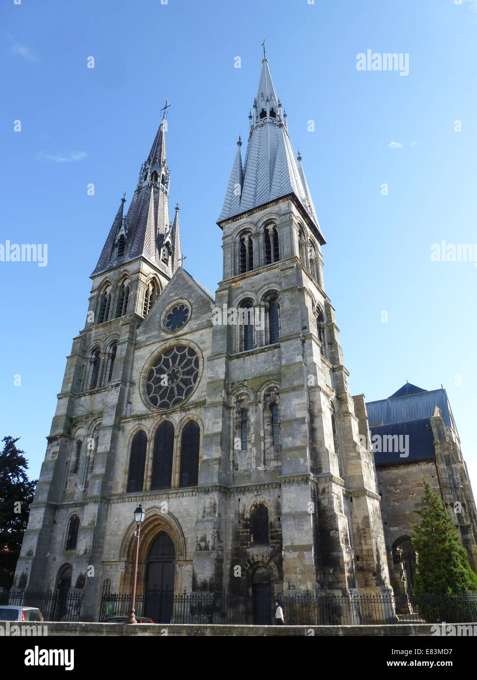Cathédrale St Etienne à epine, france Banque D'Images