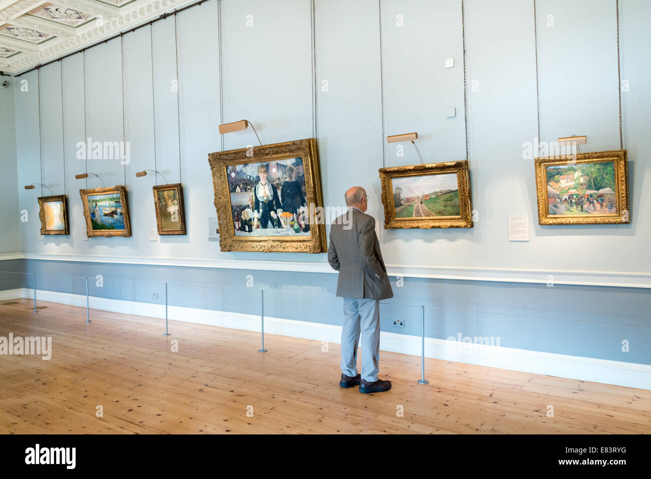 Dans les peintures impressionnistes Courtauld Gallery, Londres, Angleterre, Royaume-Uni Banque D'Images