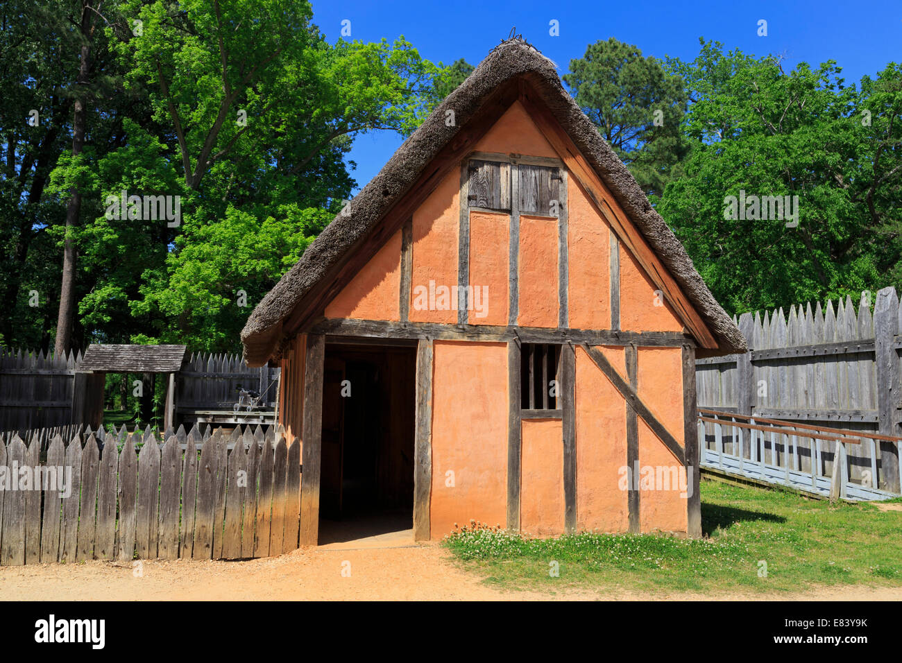 Jamestown Settlement Museum, Williamsburg, Virginie, USA Banque D'Images