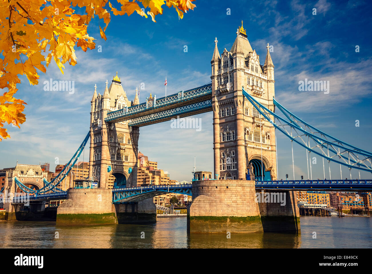 Tower Bridge à Londres Banque D'Images