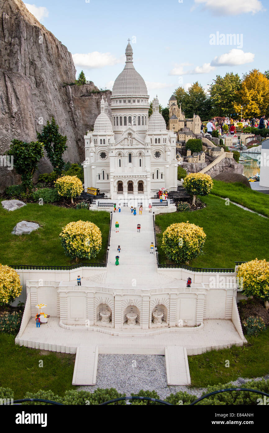 Modèle de Paris,Miniland, Legoland Windsor, Berkshire, Angleterre, Royaume-Uni Banque D'Images Modèle de Paris,Miniland, Legoland Windsor, Berkshire, Angleterre, Royaume-Uni Banque D'Images