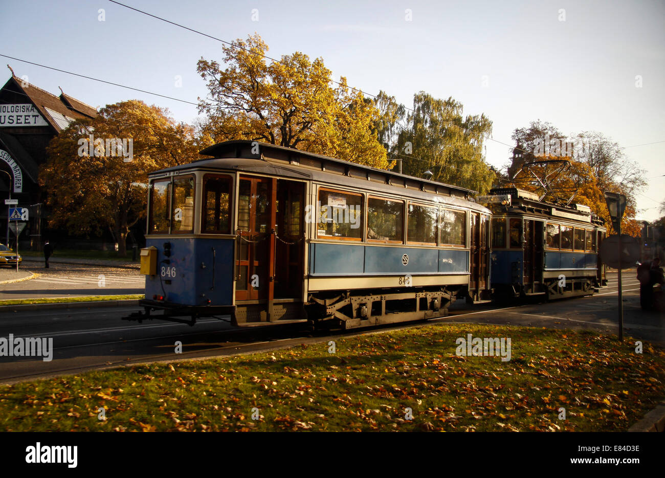 Ancien Tramway de Stockholm, Suède, Suède Banque D'Images