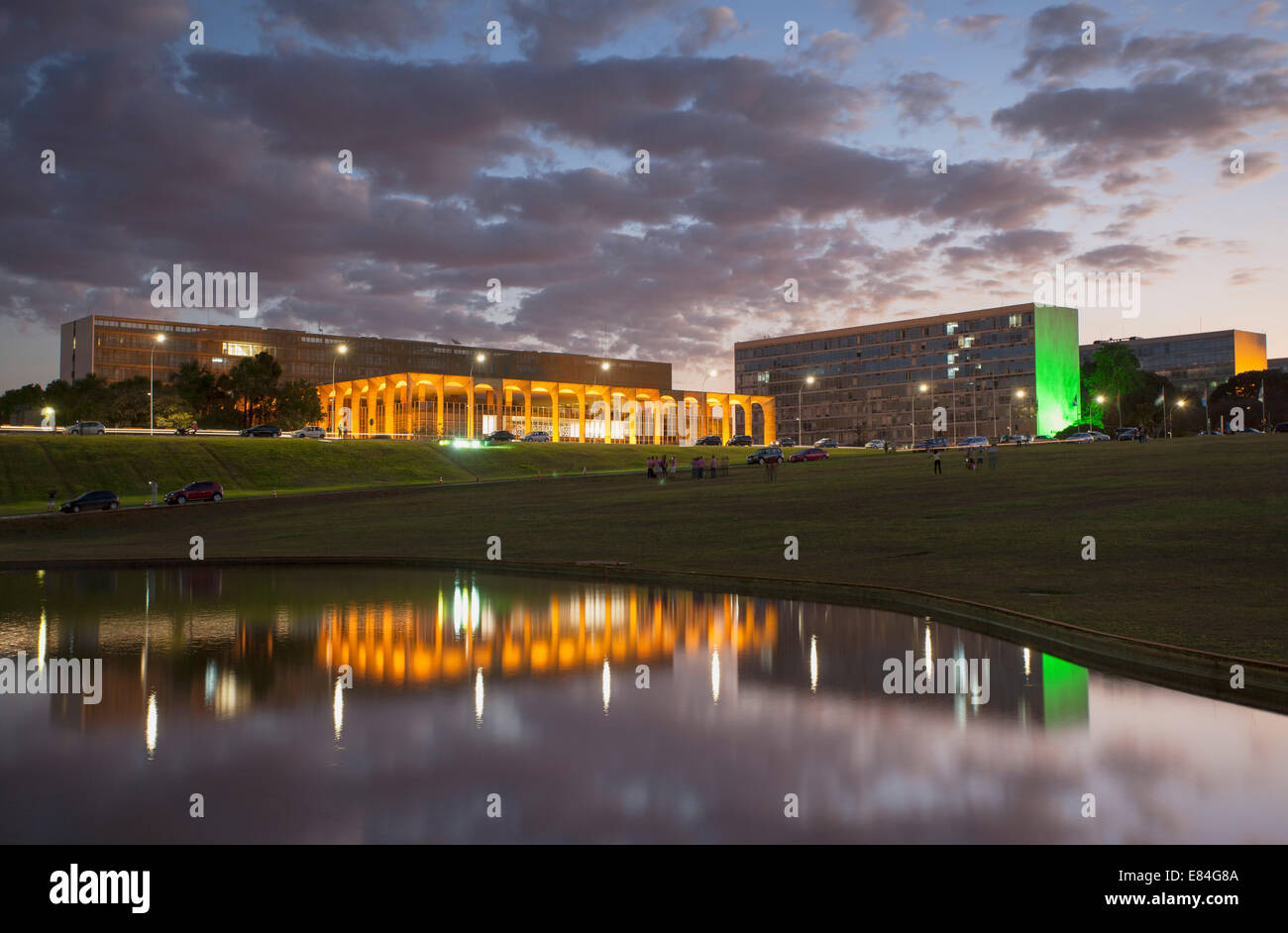 Palais Itamaraty, Brasilia, Brésil, District Fédéral Banque D'Images