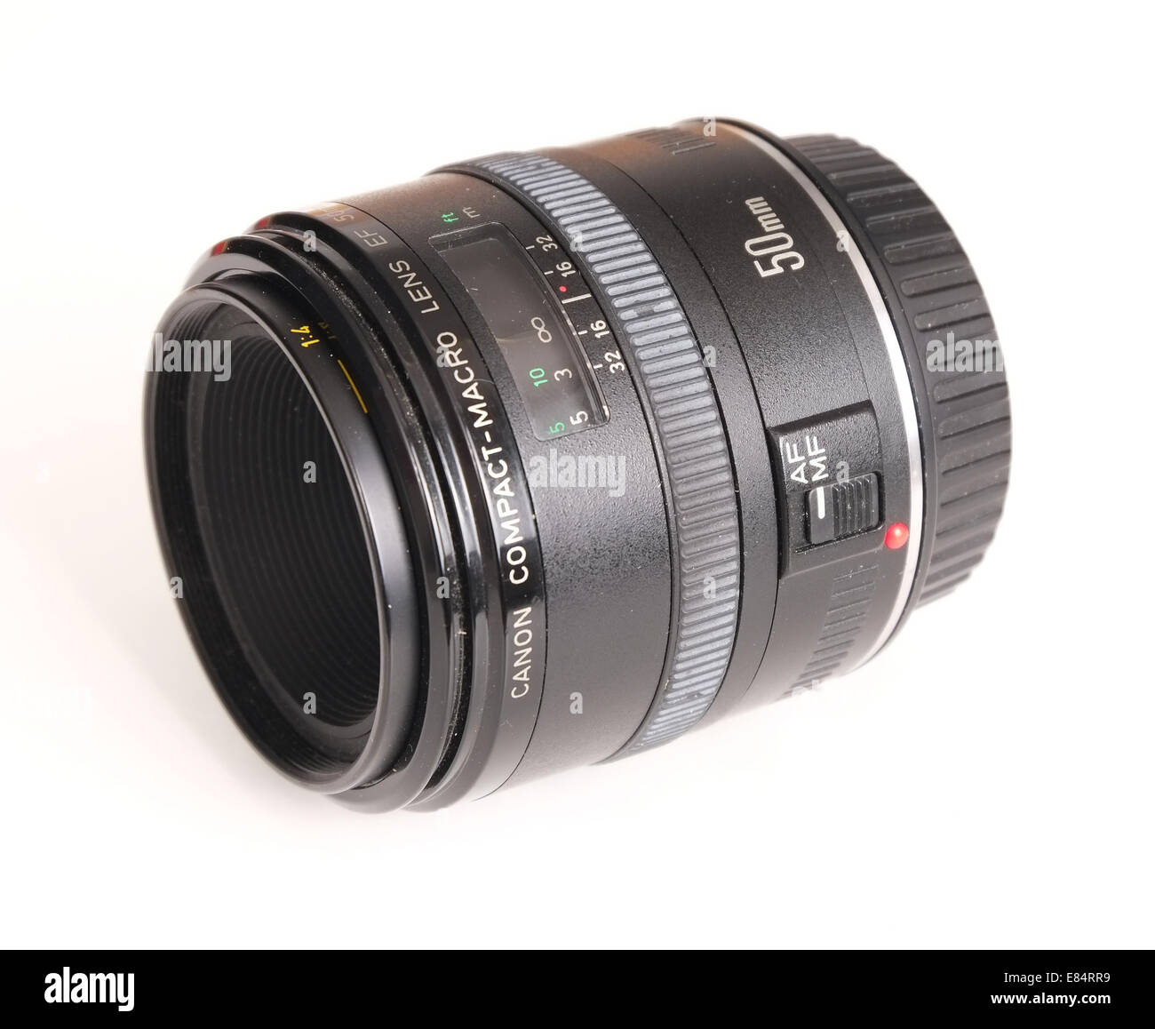 Le Canon 50mm macro-objectif compact, offrant une netteté et clarté dans un petit paquet. 27 août 2014 Banque D'Images