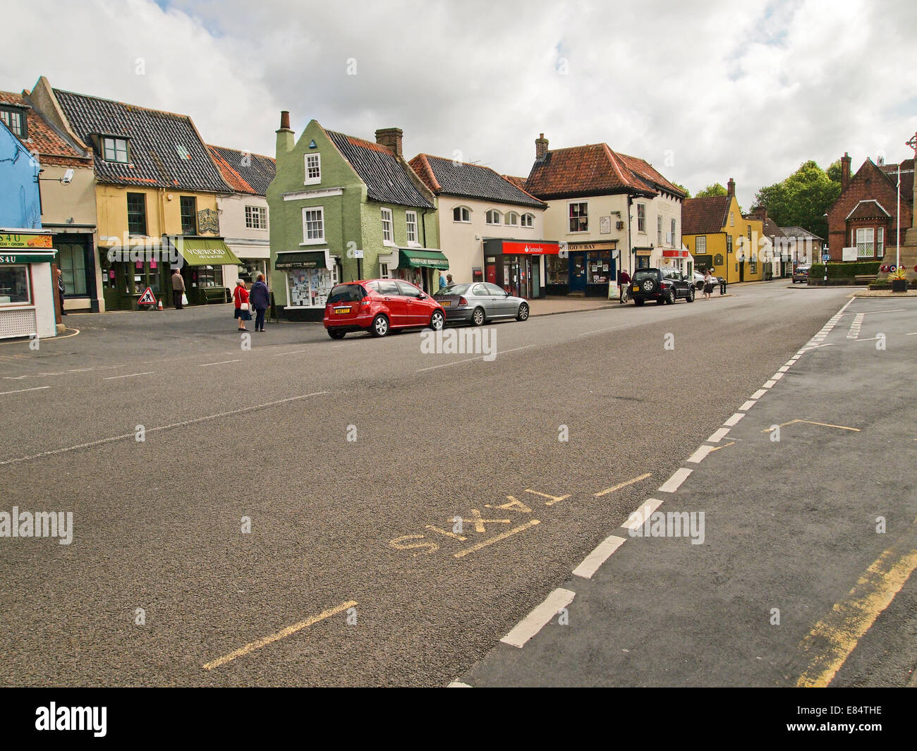 Holt Town High Street North Norfolk UK Banque D'Images