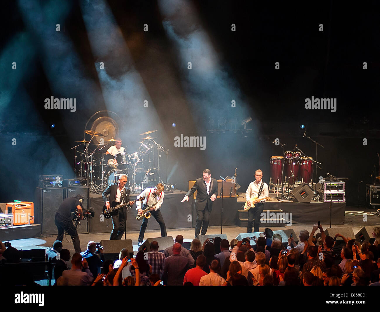 Londres, Royaume-Uni. Septembre 30, 2014. Spandau Ballet jouant au Royal Albert Hall "soul Boys du monde occidental'premier film concert 30/09/2014 Credit : Cabanel/Alamy Live News Banque D'Images