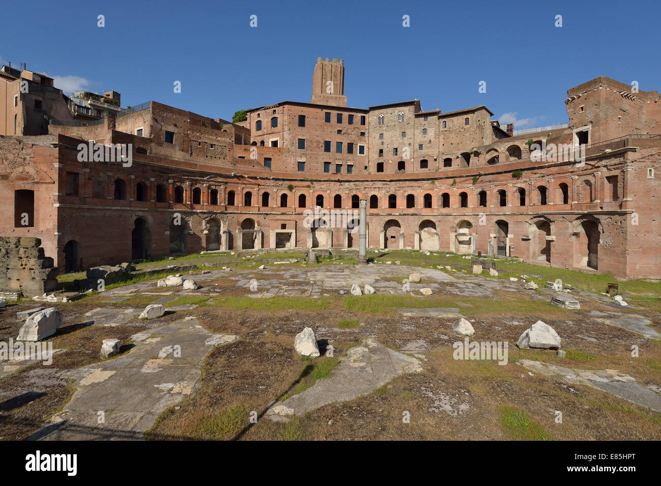 Marchés de Trajan Mercati di Traiano Rome Italie Banque D'Images