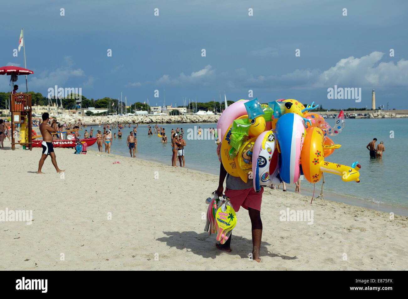 Beach peddler Banque de photographies et d'images à haute résolution - Alamy