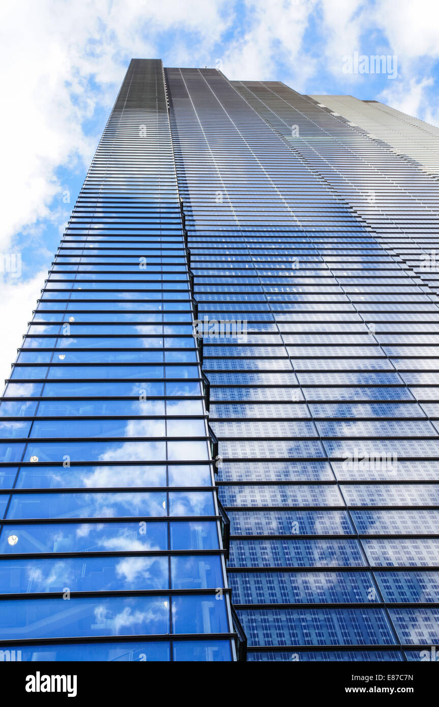 Heron Tower, 110 Bishopsgate gratte-ciel dans la City de Londres, Angleterre Royaume-Uni Banque D'Images