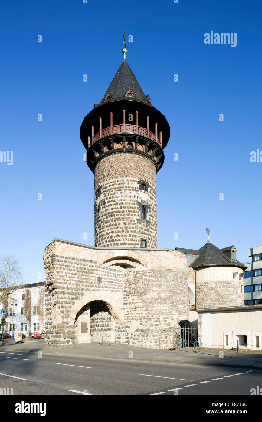 Ulrepforte, porte de ville, fortifications médiévales, Cologne, Rhénanie du Nord-Westphalie, Allemagne Banque D'Images