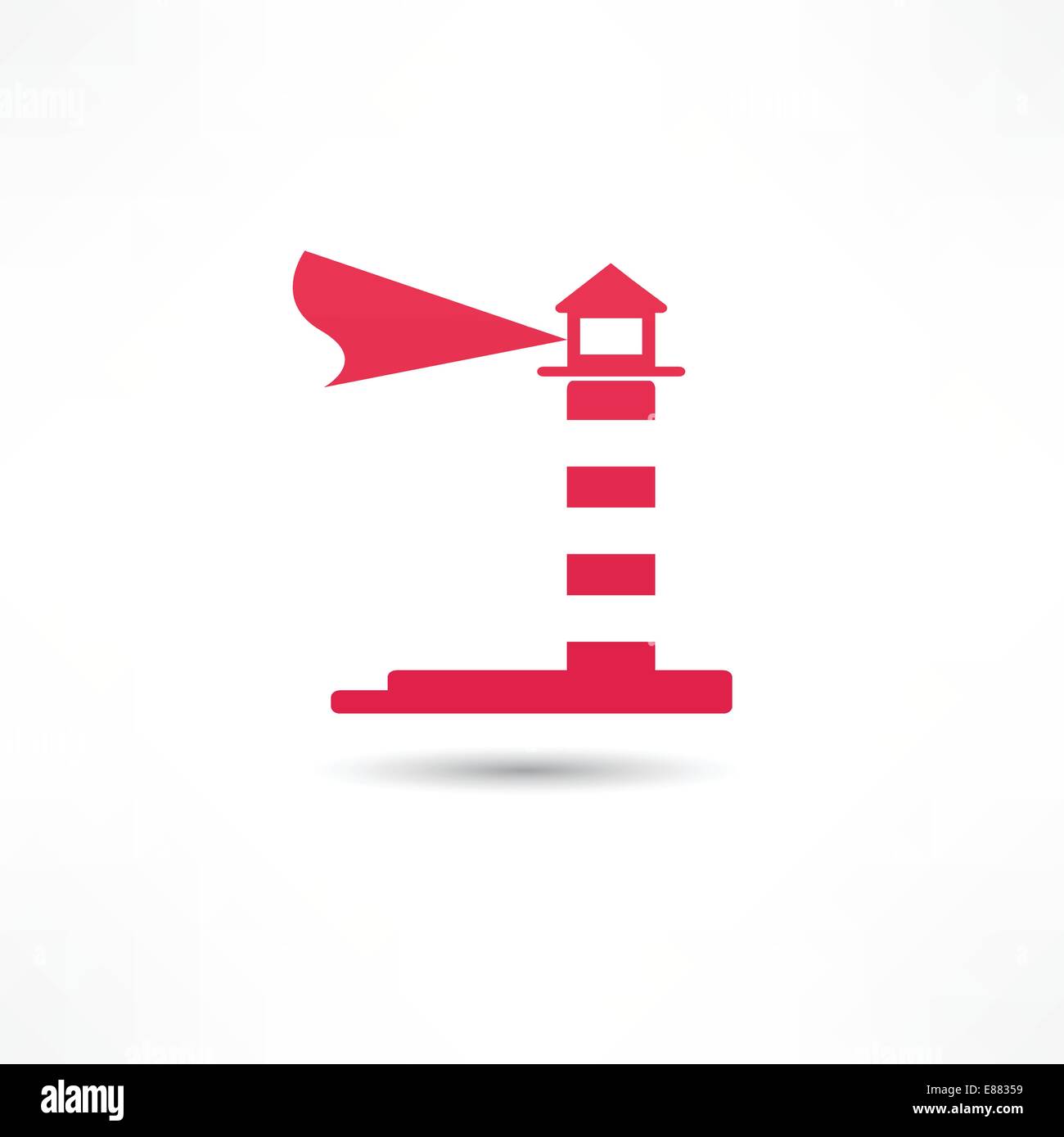 icône de phare Illustration de Vecteur