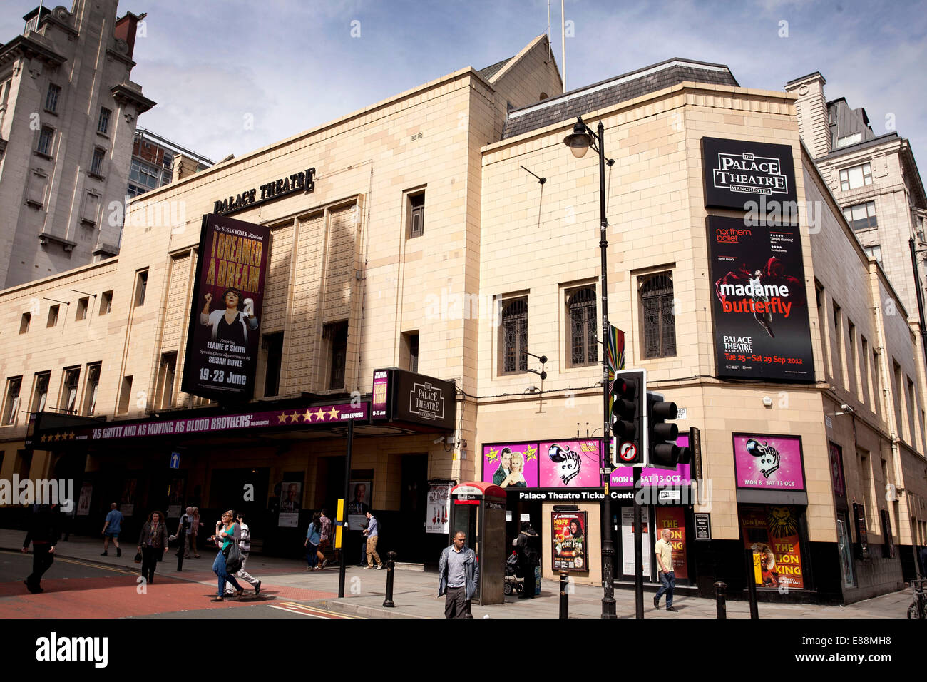 25/6/12 GV du Palace Theatre , Manchester Oxford Road , . Banque D'Images