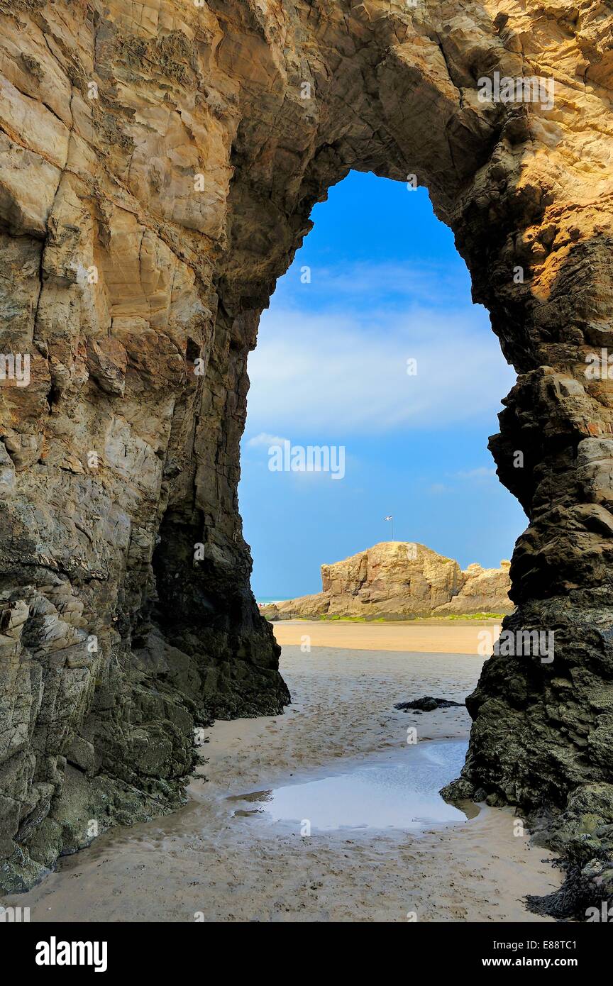 Droskyn point rolvenden Cornwall England uk Banque D'Images