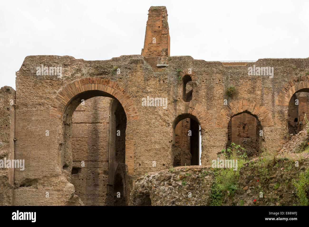 Vestiges romains à Rome, Forum Banque D'Images