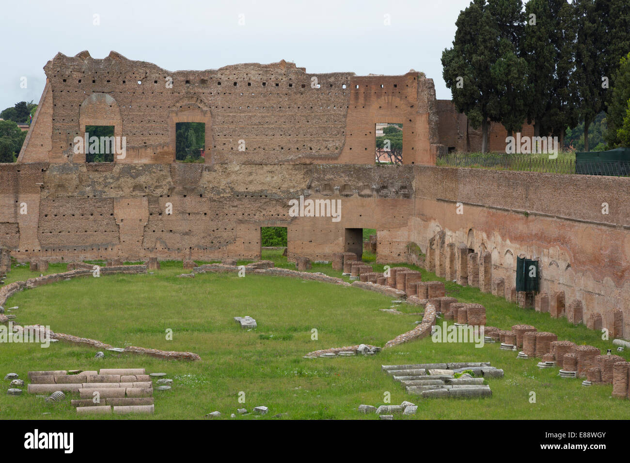 Vestiges romains à Rome, Forum Banque D'Images