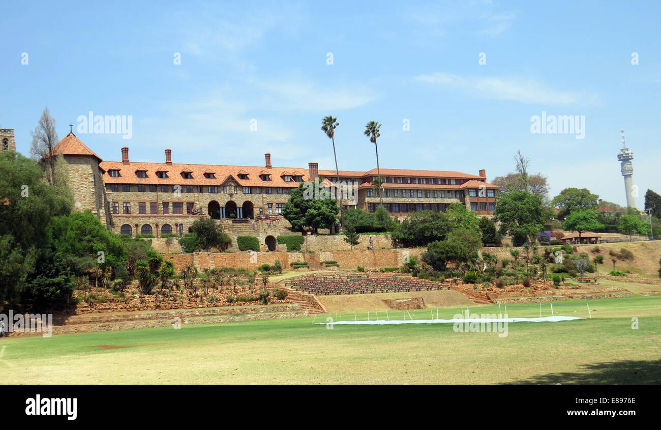 ST JOHN'S COLLEGE, Johannesburg, Afrique du Sud. L'école de garçons privés dans la zone Houghton. Photo Tony Gale Banque D'Images