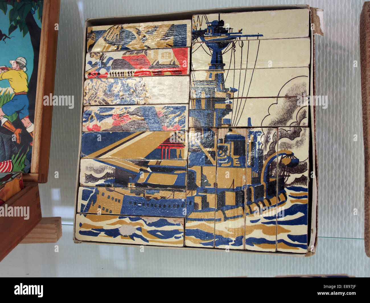 Grand Jeu Ancien 1914 – Puzzle Historique WWI – Schneider Et Cie – Militaria 14-18
