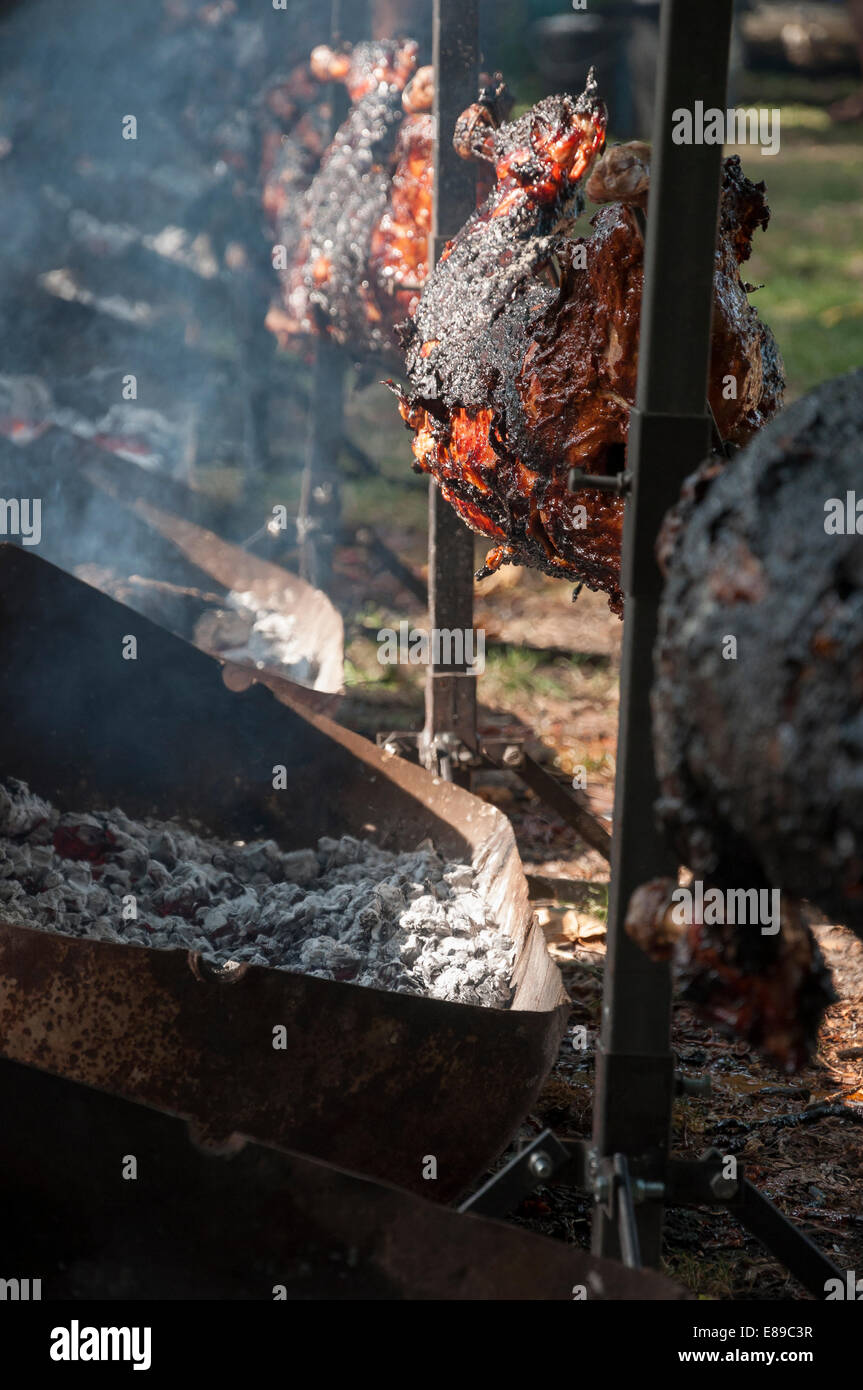 Hog roast Banque de photographies et d'images à haute résolution - Alamy