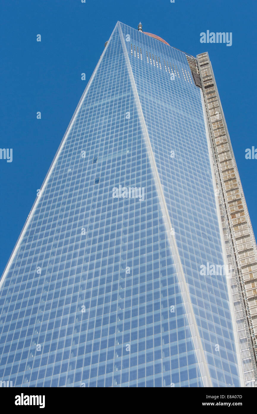 Nouvelle construction à Ground Zero, New York, USA Banque D'Images