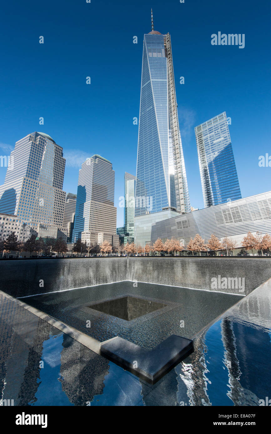 9-11 Memorial, New York, USA Banque D'Images
