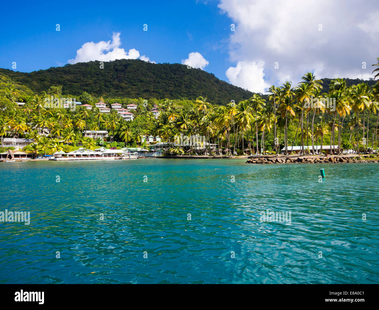 Dr Doolittle's Restaurant, ancien cinéma, Marigot Bay, Castries, Sainte-Lucie Banque D'Images