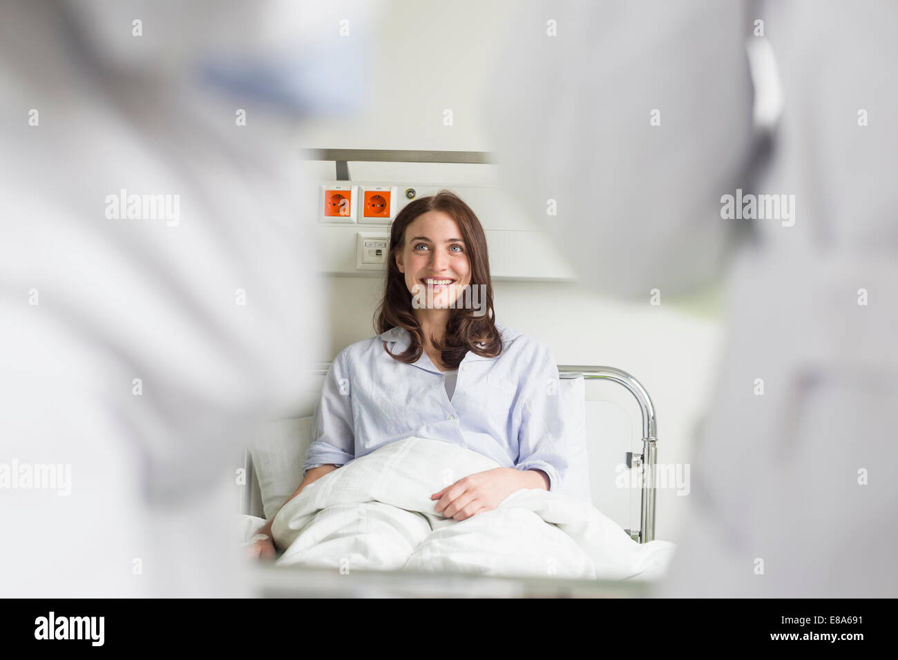 Visite des médecins à l'hôpital Banque D'Images