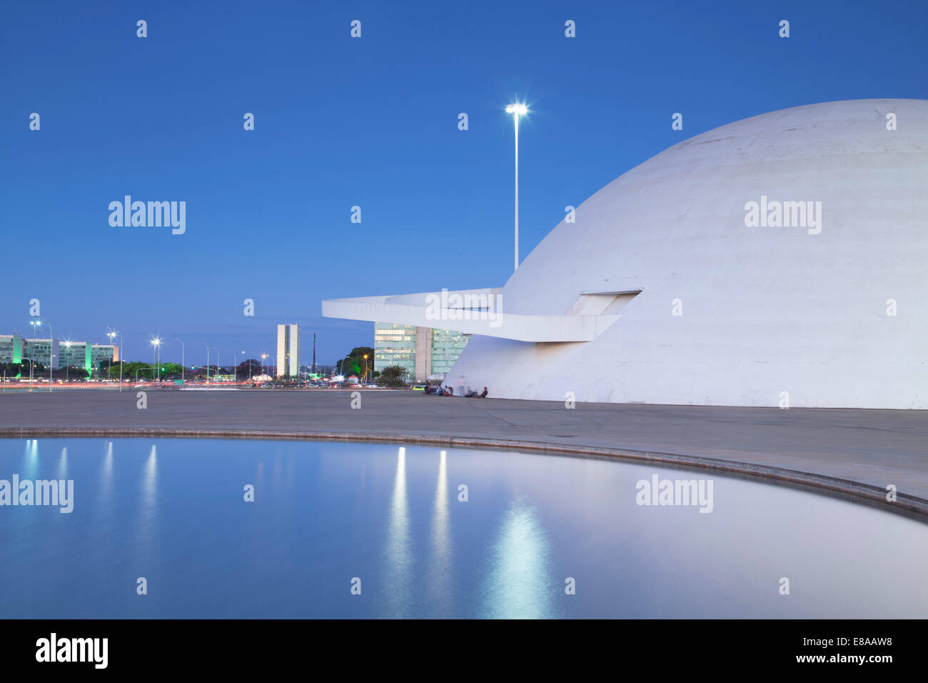 Musée National, Brasilia, Brésil, District Fédéral Banque D'Images