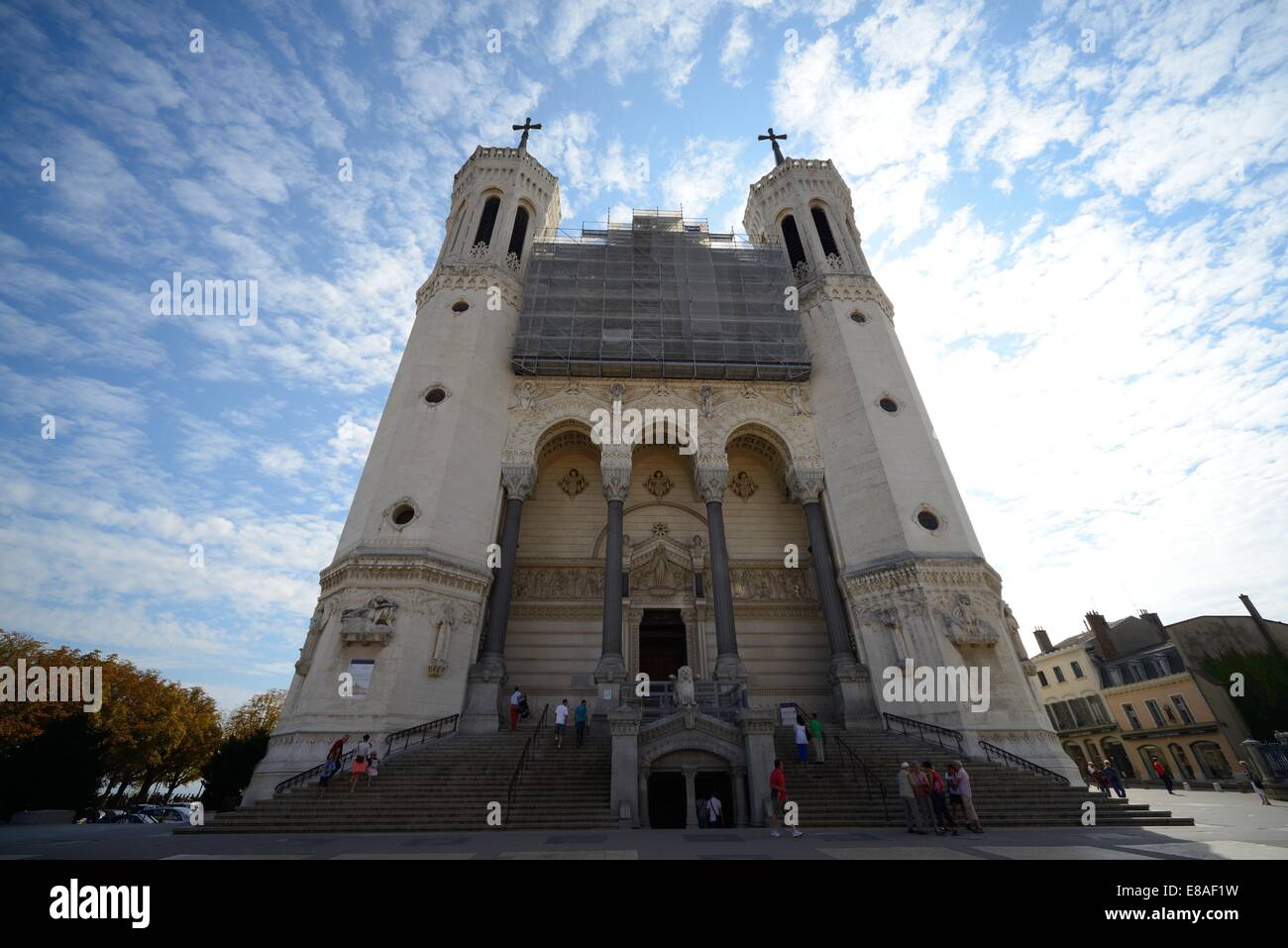 Cathédrale Saint-Jean-Baptiste de Lyon Banque D'Images Cathédrale Saint-Jean-Baptiste de Lyon Banque D'Images