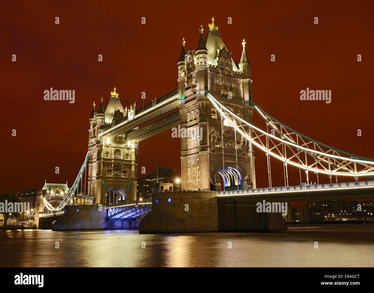 Tower Bridge, Londres, Royaume-Uni. Banque D'Images