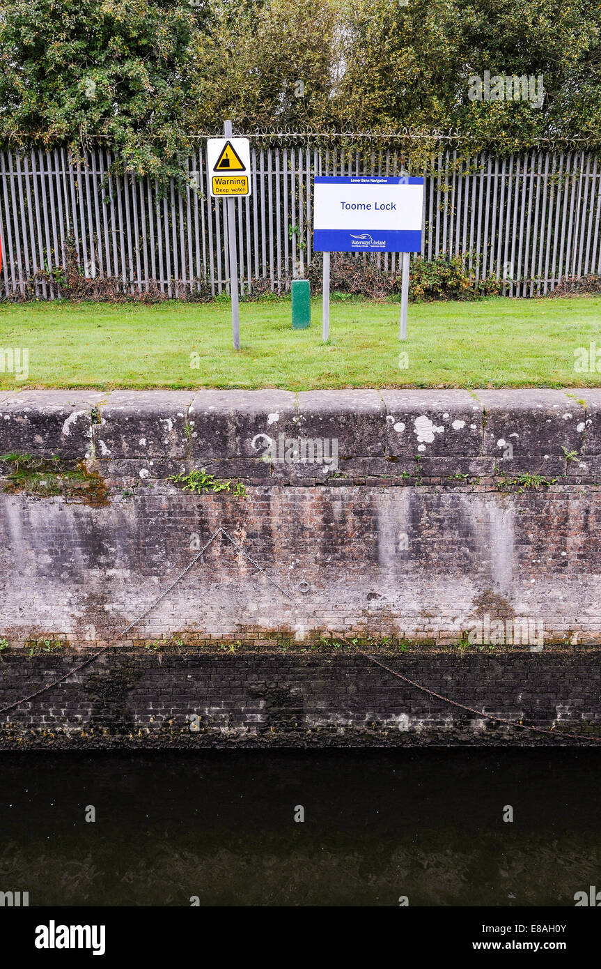 Toome Écluse Banque D'Images