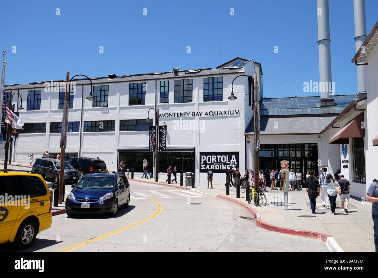 L'Aquarium de Monterey en Californie Cannery row Banque D'Images