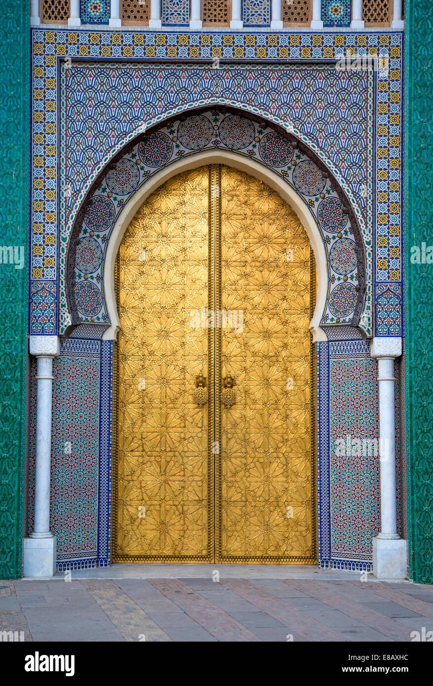 Palais Royal de Fès, Maroc Banque D'Images