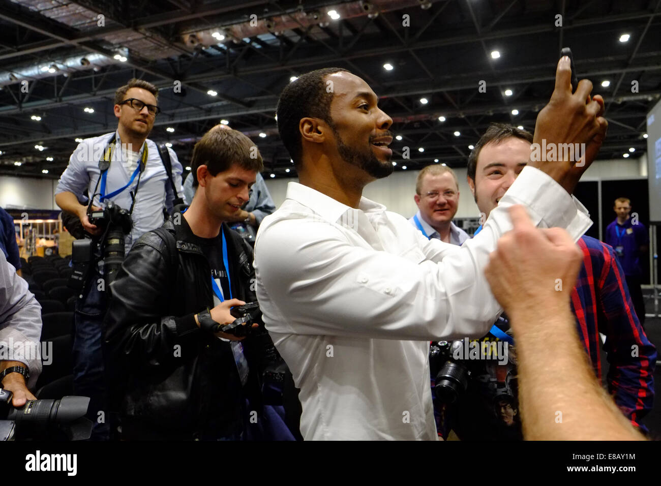 Londres, Royaume-Uni. 3 octobre, 2014. Destination Star Trek. Anthony Montgomery Crédit : Rachel Megawhat/Alamy Live News Banque D'Images