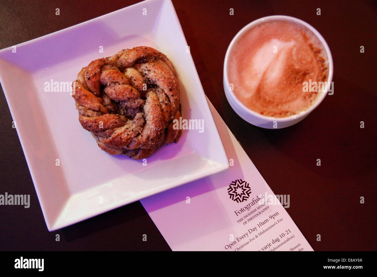 Le café, Fotografiska, musée, art contemporain, photographie, Stockholm, Suède Banque D'Images